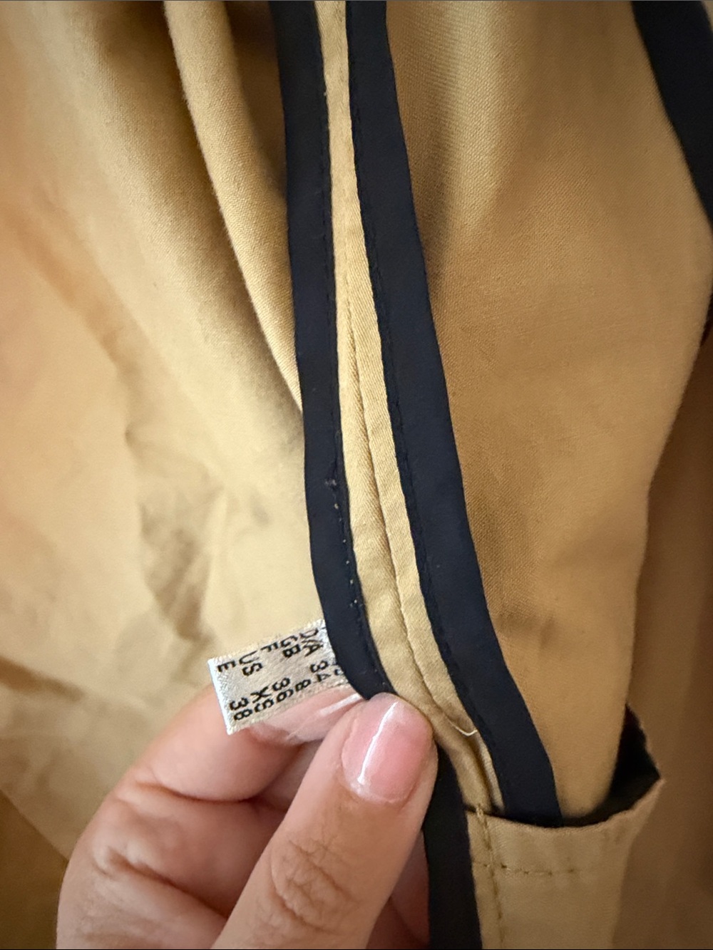 Tela Beige Trench Coat XS - Picture 3 of 5